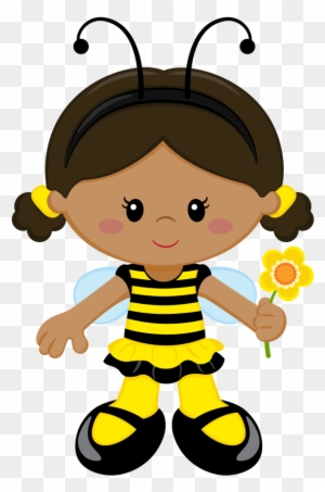 Bumble Bee Girl Clip Art - Girl Bee Clipart