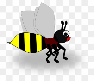 Bee Insect Simple Cute Honey Animal Apiary - Custom Cartoon Bee Flask