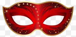 Download - Red Masquerade Mask Png