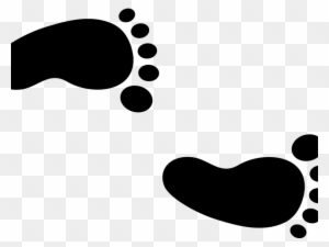 Walking Footprints Cliparts - Clipart Halloween Frame