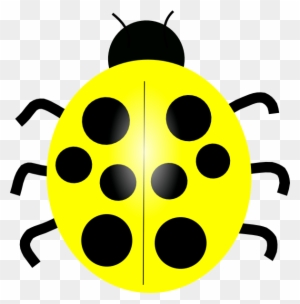 Yellow Ladybug Clip Art At Clker Vector Clip Art - Lady Bird Clipart
