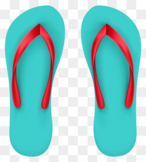 Beach Clipart Flip Flops - Summer Shoes Clip Art