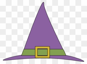 Purple Witches Hat - Witch Hat With A Buckle