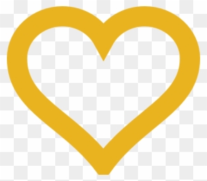 Yellow Heart Frame Png
