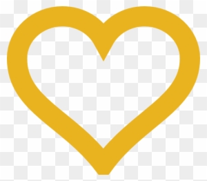 Yellow Heart Frame Png