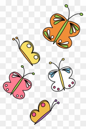 Flying Butterflies - Flying Butterflies Clip Art