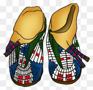 Plains Moccasins - Native Americans Arts & Crafts