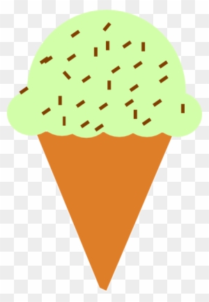 Ice Cream Cone With Sprinkles Clip Art At Vector Clip - Mint Ice Cream Clipart