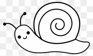 Snail Clipart - Snail Cartoon Images Black And White