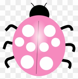 Pink Ladybug Clip Art - Pink Ladybug Transparent