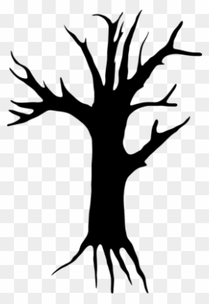 Spooky Tree Clipart - Creepy Tree Clipart