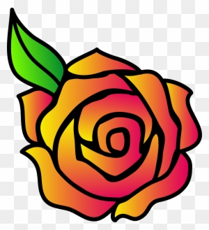 Cartoon Yellow Rose Images Pictures - Simple Rose Drawings