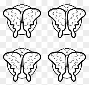 Other Popular Clip Arts - 4 Butterfly Clipart Black And White