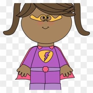 Superhero Kids Clipart Superhero Clip Art Superhero - Clipart Girl