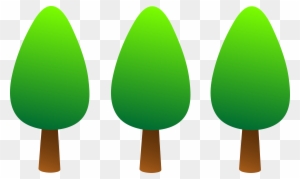 Clipart Lemon Tree Images - Cartoon Line Of Trees