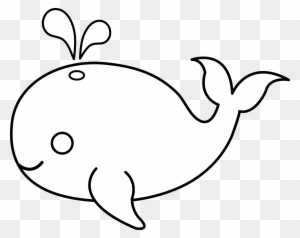 Simple Fish Outline Clip Art Clipart Info - Whale Cut Out Template