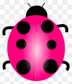 Pink Ladybug Clip Art At Clker Com Vector Clip Art - Pink Lady Bug Clip Art