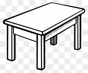 Clip Art Tables Clipartall - Table Clipart Black And White