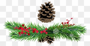 Christmas Pine Cone Clipart - Christmas Pine Cone Clipart