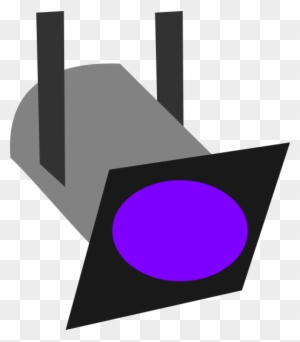 Stage Lights On A Track Clip Art Image Stage Lights - Spotlight Clip