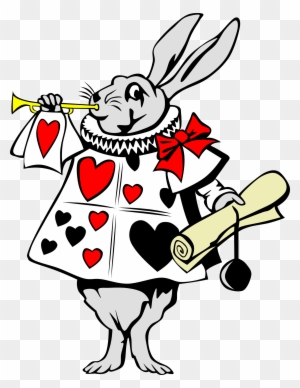 Alice In Wonderland Clipart - Alice In Wonderland Rabbit Clipart