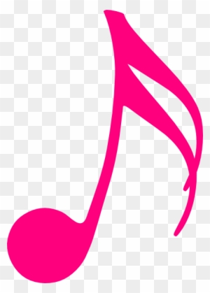Download Free Printable Clipart And Coloring Pages - Hot Pink Music Notes