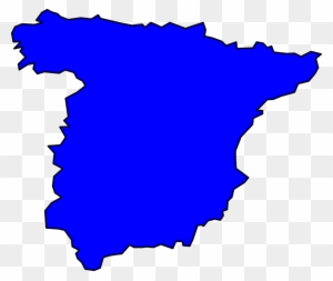 Spain Map Silhouette