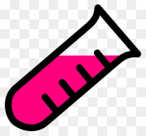 Test Tube Clipart Pink Test Tube Clip Art At Clker - Science Test Tubes Clipart