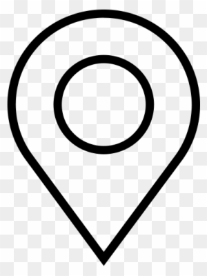 Location, Map, Marker, Pin, Clipart - Google Map Icon White