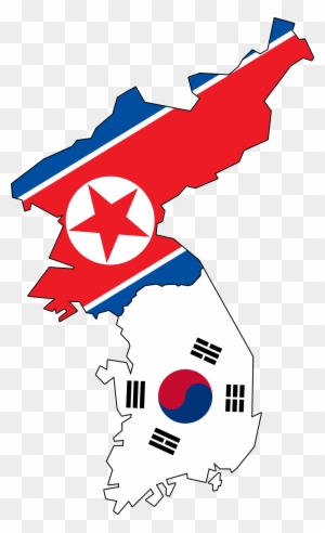 Big Image - North And South Korean Flags