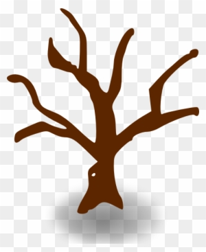 Free Vector Rpg Map Symbols Deserted Tree Clip Art - Tree Graphic Organizer Template