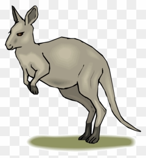 Habitat Map Clipart Kangaroo Clip Art Library - Kangaroo Animated