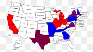 Electoral College Map 1892