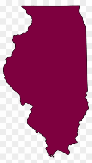 Illinois Map Clipart - State Of Illinois Shape