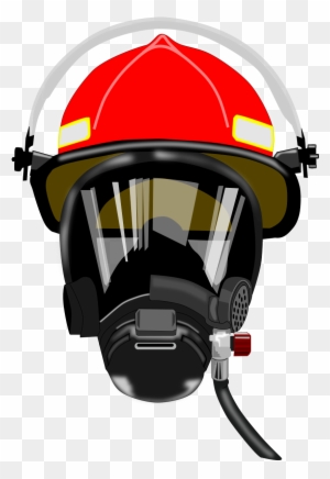 Big Image - Firefighter Mask And Helmet