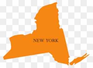 State Of New York Map Clip Art At Clker - New York Map Clipart