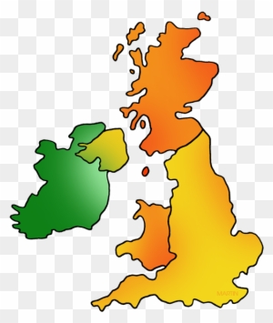 Britain Clipart Britain Map - Great Britain Ireland Map