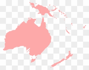 Montessori Australia Continent Map Outline Clip Art - Australia Continent Map Outline