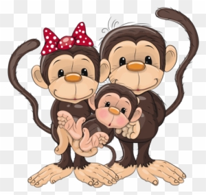 Monkey Family Monkeys Pinterest Baby Monkey Clip Art - Monkey Mothers Day Cards