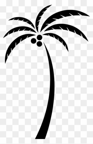 Coconut Arecaceae Tree Clip Art - Coconut Tree Silhouette Vector Png