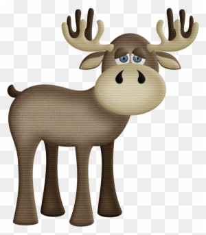 Aw Woodland Moose 2 - Woodland Animal Clip Art