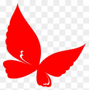 Red Butterfly Clipart