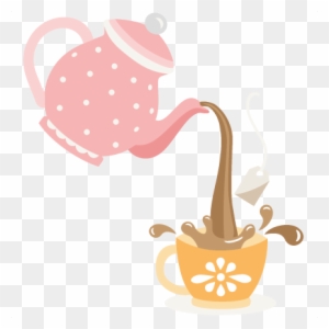 Teapot Large Poring Tea Pot Clipart - Tea Party Clip Art