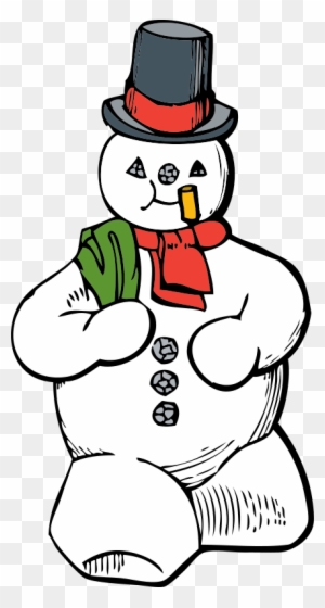 Christmas Candy Clipart - Snowman Clip Art