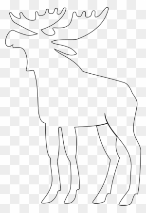Meuble Héraldique Orignal - Outline Of A Moose