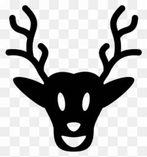 Moose Head Silhouette Â‹† Free Vectors, Logos, Icons - Merry Christmas Typography Png