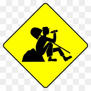 Big Image - Men At Work Sign