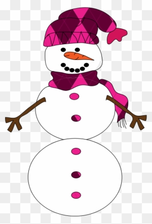 Snowman Free To Use Clip Art - Snowman With Buttons Clipart
