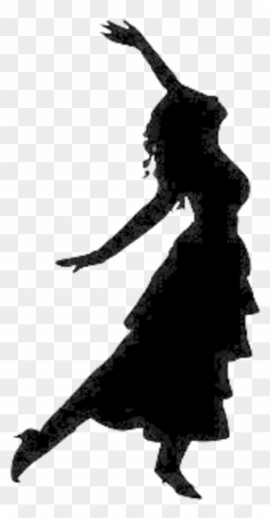Dancing Clip Art - Woman Dancing Silhouette