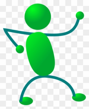 Stick Figure Dancing Vector Clip Art Ibqq6w Clipart - On-the-job Training